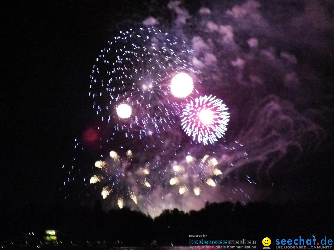 SEENACHTFEST mit Feuerwerk: Konstanz am Bodensee, 13.08.2016