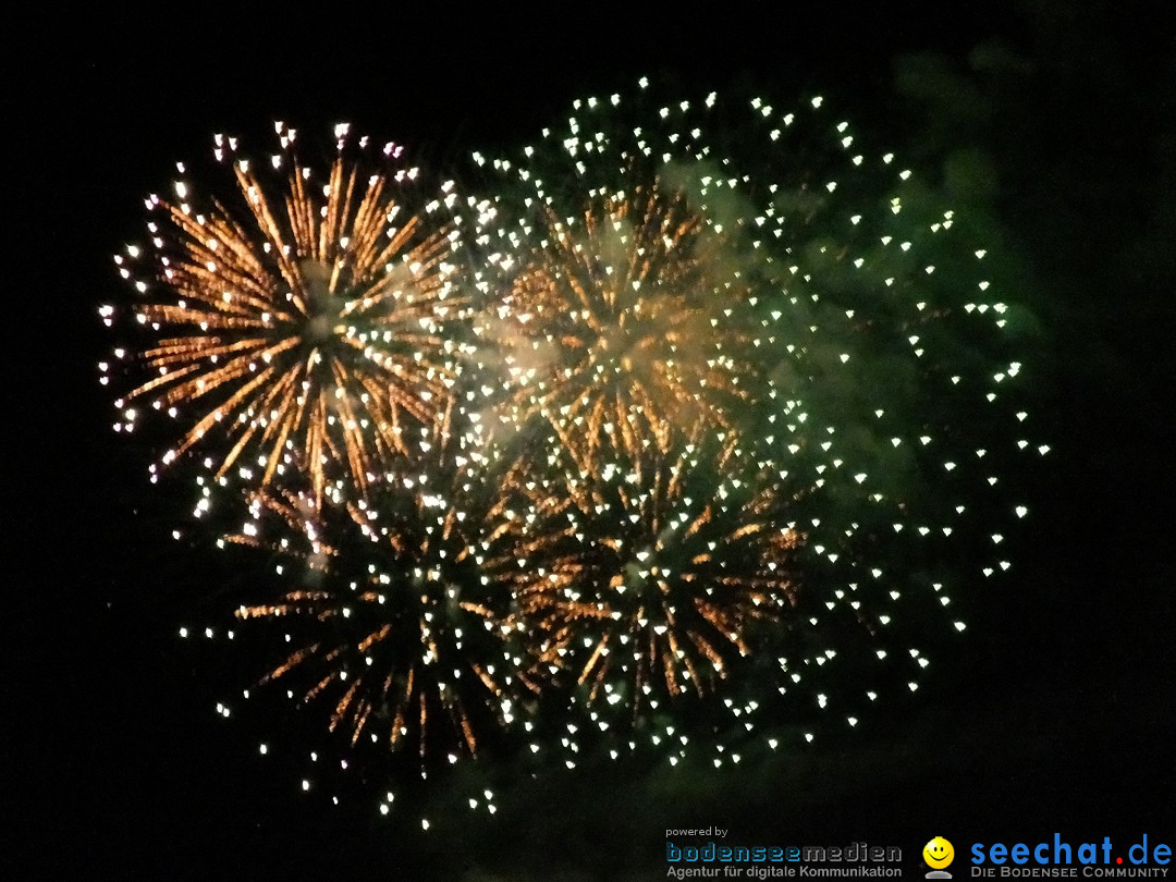 SEENACHTFEST mit Feuerwerk: Konstanz am Bodensee, 13.08.2016