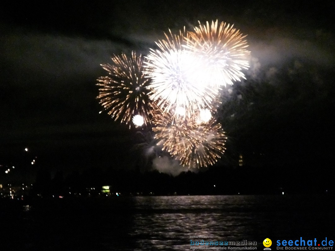 SEENACHTFEST mit Feuerwerk: Konstanz am Bodensee, 13.08.2016