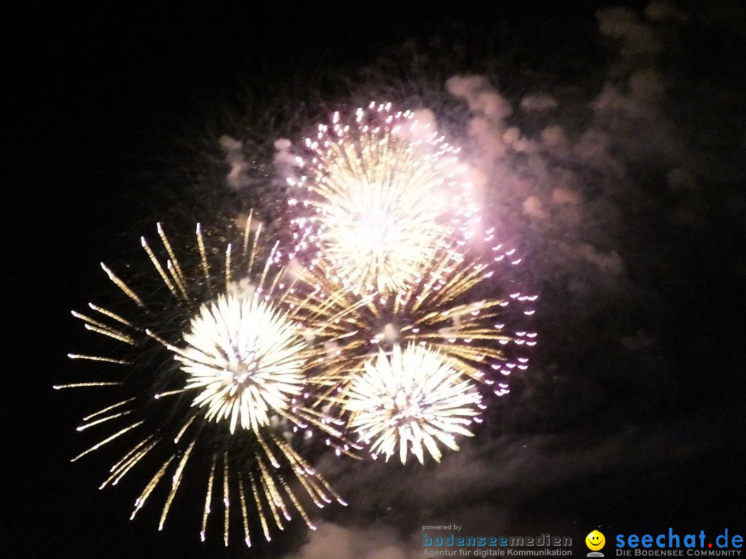 SEENACHTFEST mit Feuerwerk: Konstanz am Bodensee, 13.08.2016