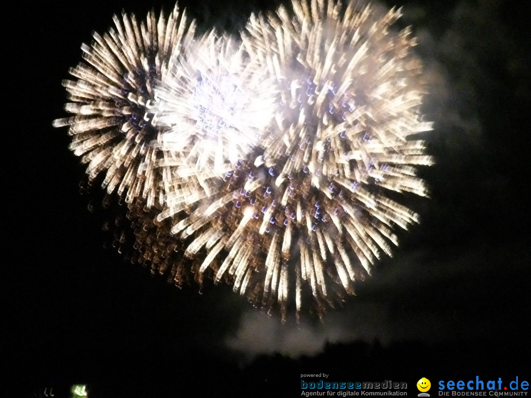 SEENACHTFEST mit Feuerwerk: Konstanz am Bodensee, 13.08.2016