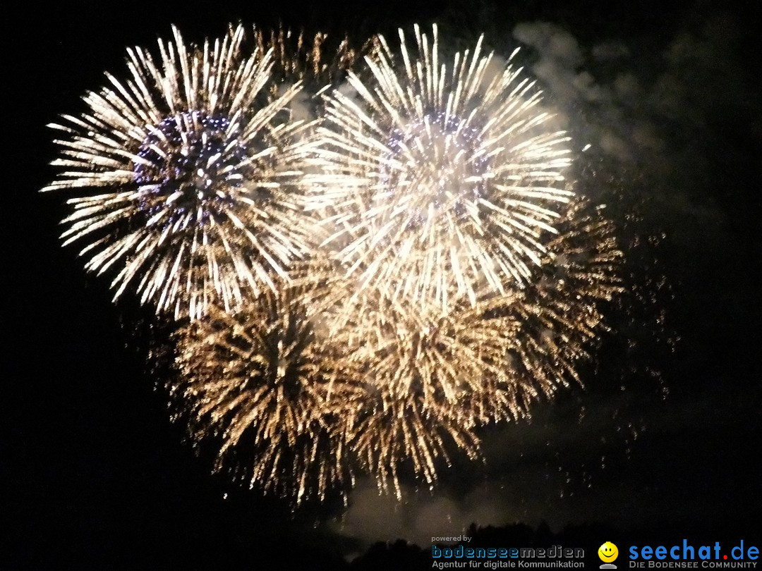 SEENACHTFEST mit Feuerwerk: Konstanz am Bodensee, 13.08.2016