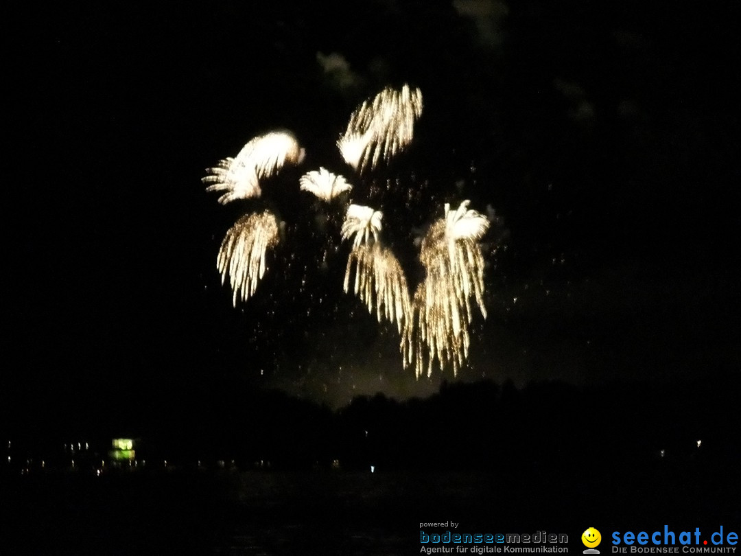 SEENACHTFEST mit Feuerwerk: Konstanz am Bodensee, 13.08.2016