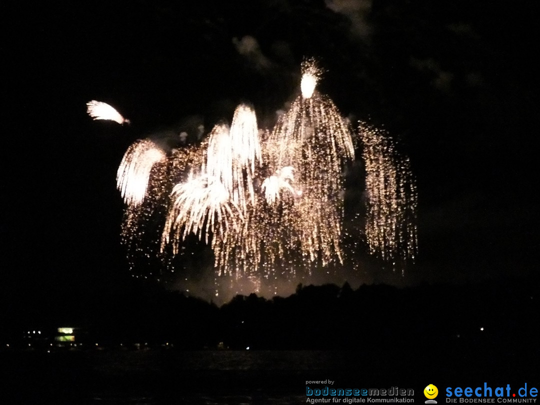 SEENACHTFEST mit Feuerwerk: Konstanz am Bodensee, 13.08.2016