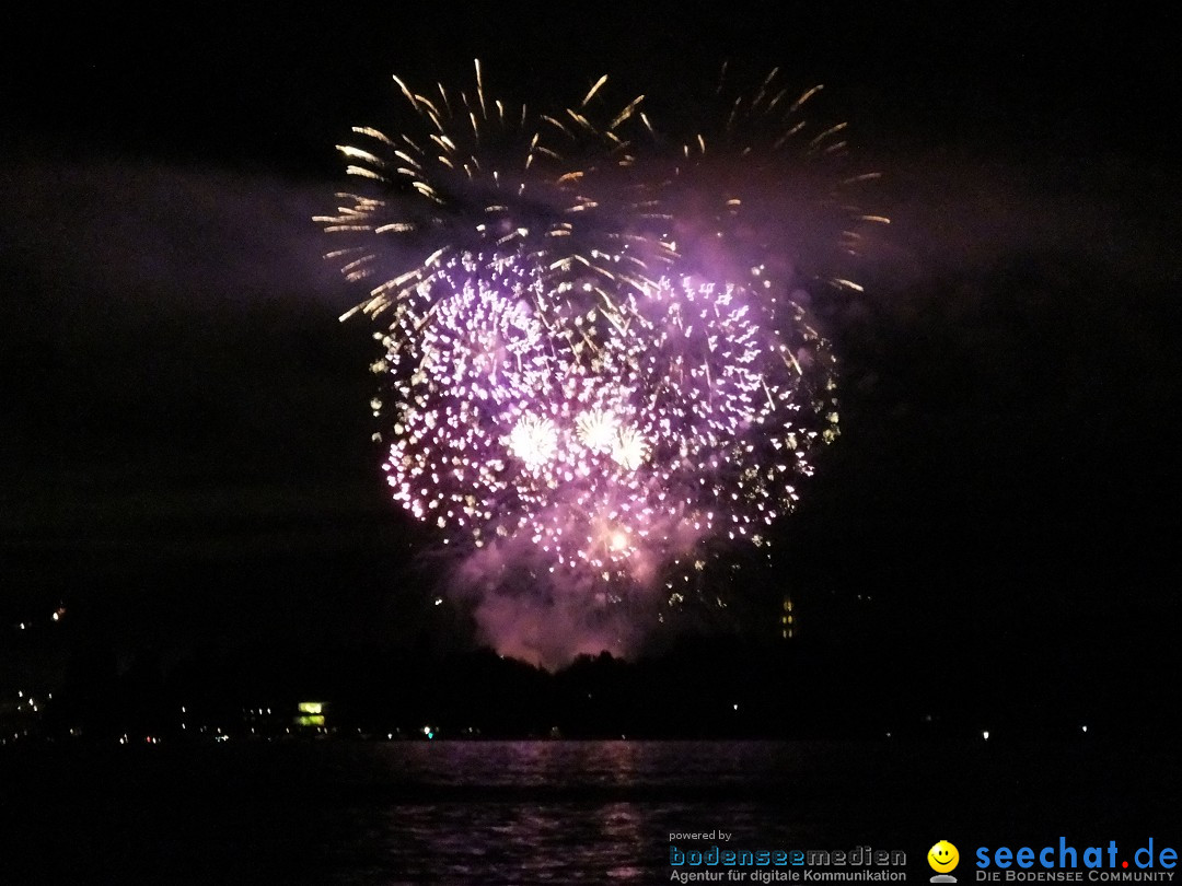 SEENACHTFEST mit Feuerwerk: Konstanz am Bodensee, 13.08.2016