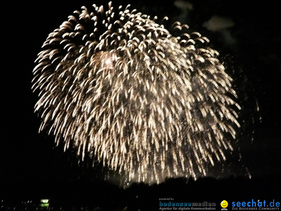 SEENACHTFEST mit Feuerwerk: Konstanz am Bodensee, 13.08.2016