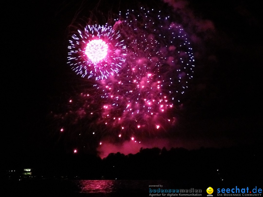 SEENACHTFEST mit Feuerwerk: Konstanz am Bodensee, 13.08.2016