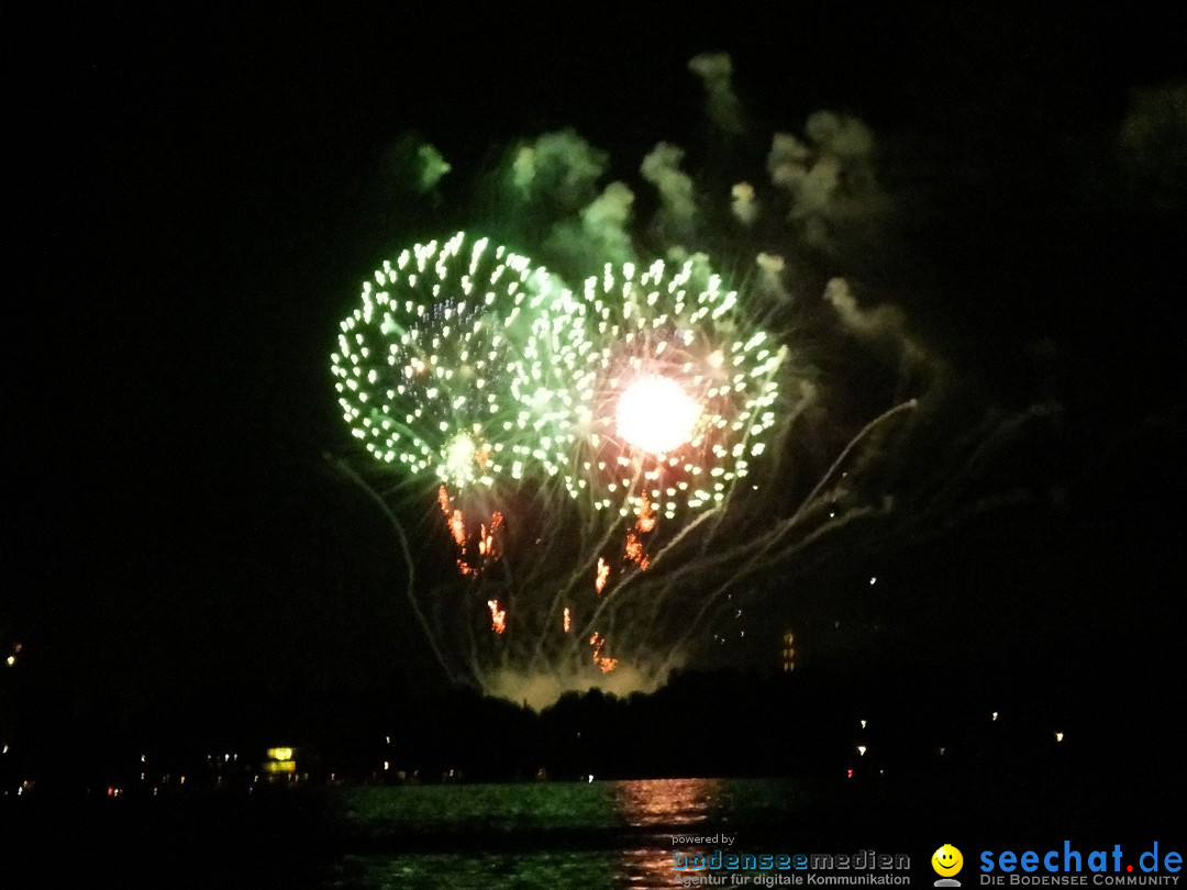 SEENACHTFEST mit Feuerwerk: Konstanz am Bodensee, 13.08.2016