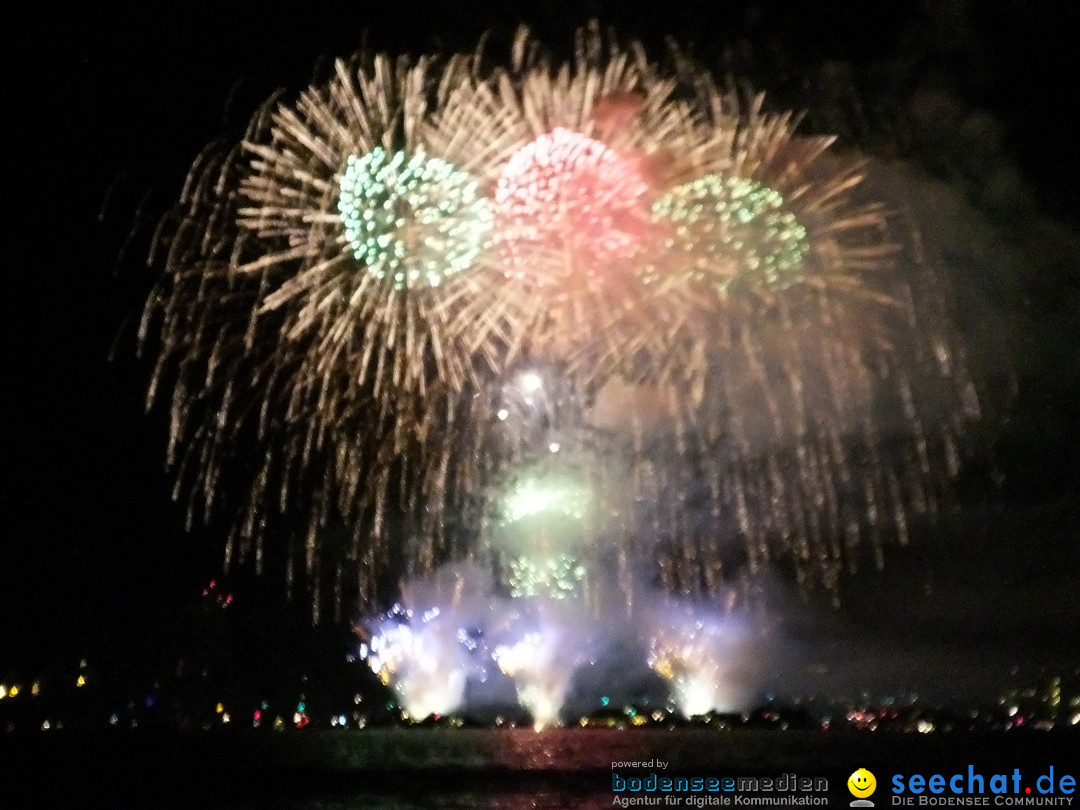 SEENACHTFEST mit Feuerwerk: Konstanz am Bodensee, 13.08.2016