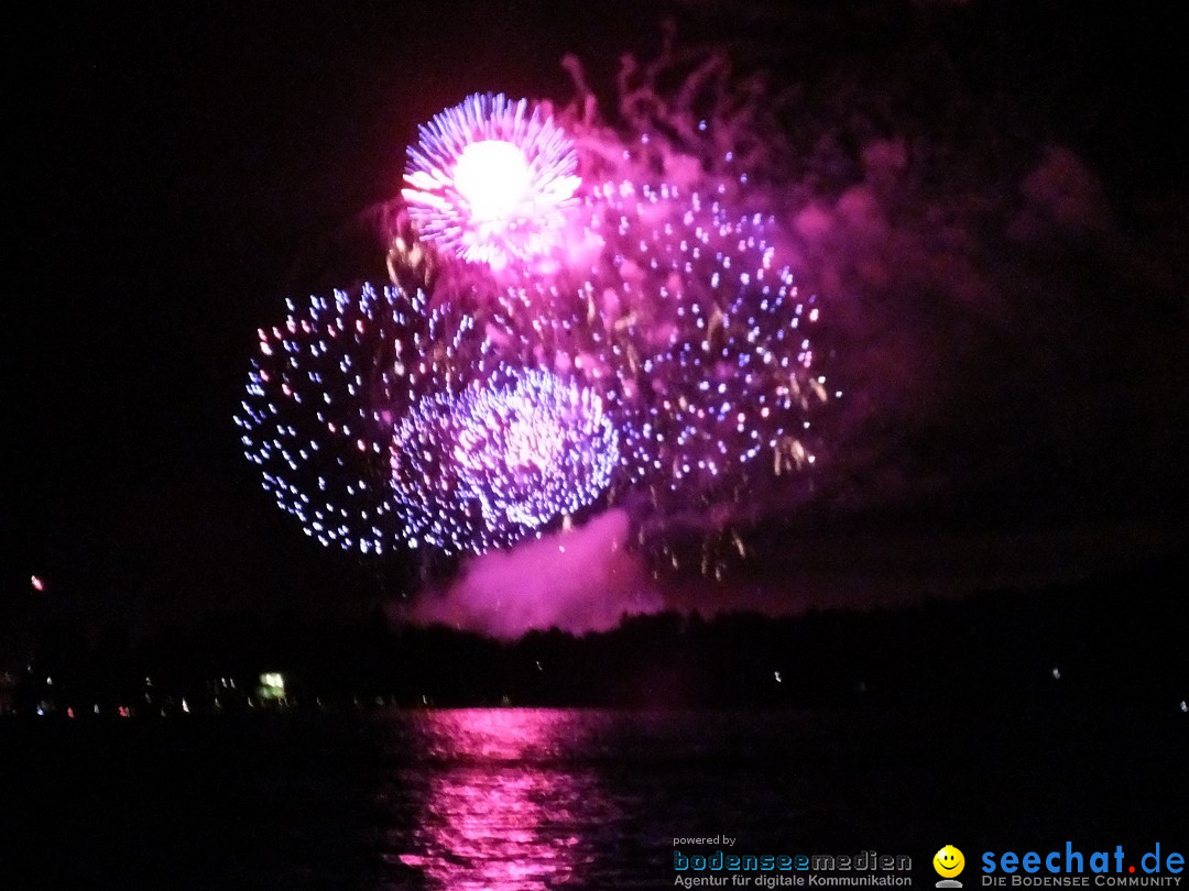 SEENACHTFEST mit Feuerwerk: Konstanz am Bodensee, 13.08.2016