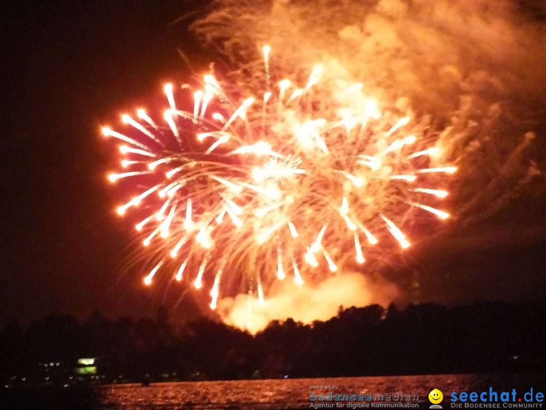 SEENACHTFEST mit Feuerwerk: Konstanz am Bodensee, 13.08.2016