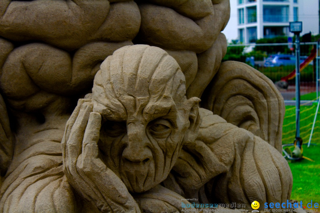 Sandskulpturenfestival: Rorschach am Bodensee, 21.08.2016