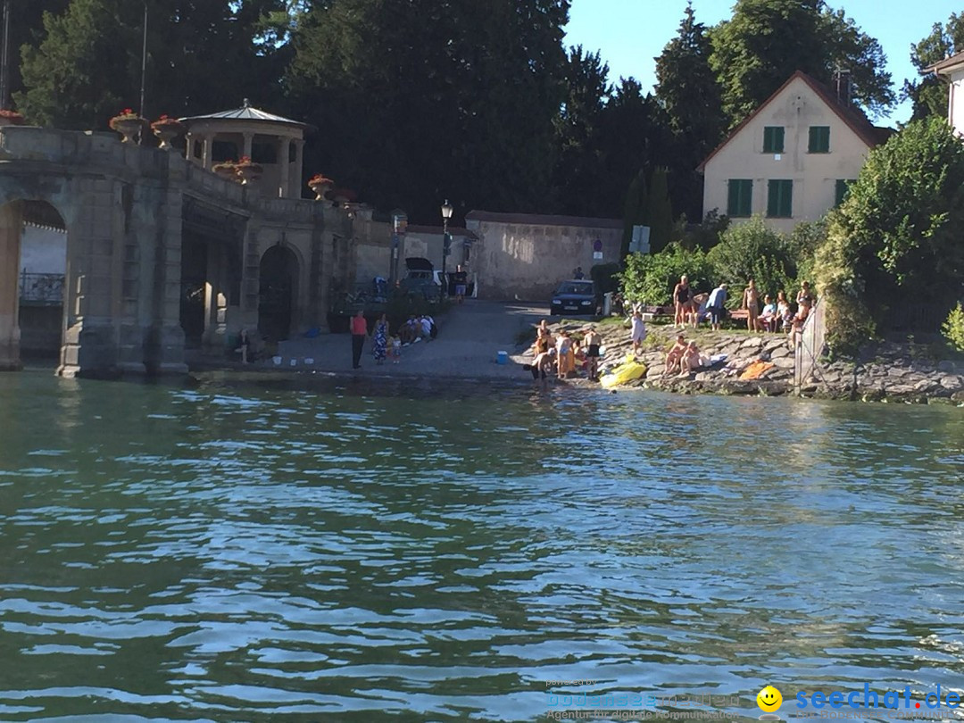 Bodensee: doppelte Breitenquerung, Thomas Treutler: Friedrichshafen, 23.08.