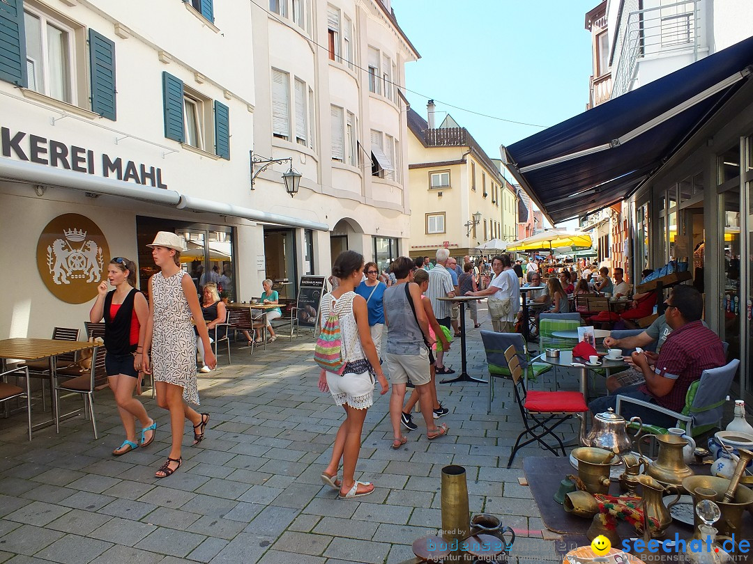 Flohmarkt in Sigmaringen am Bodensee, 27.08.2016