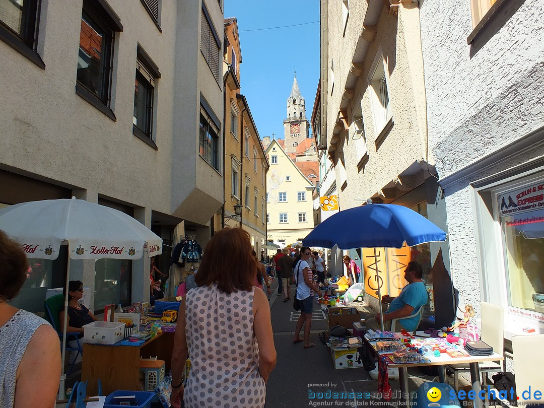 Flohmarkt in Sigmaringen am Bodensee, 27.08.2016