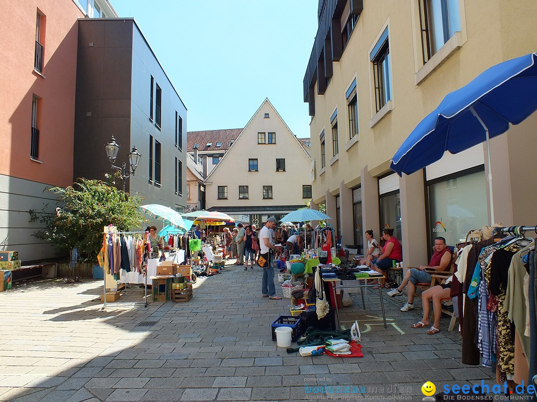 Flohmarkt in Sigmaringen am Bodensee, 27.08.2016