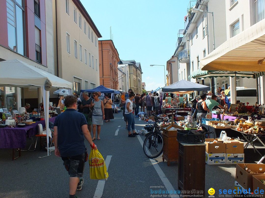 Flohmarkt in Sigmaringen am Bodensee, 27.08.2016