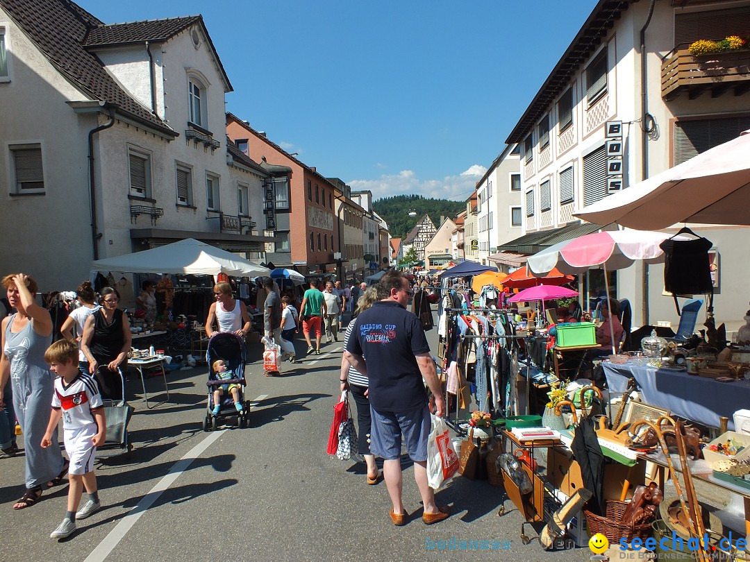 Flohmarkt in Sigmaringen am Bodensee, 27.08.2016