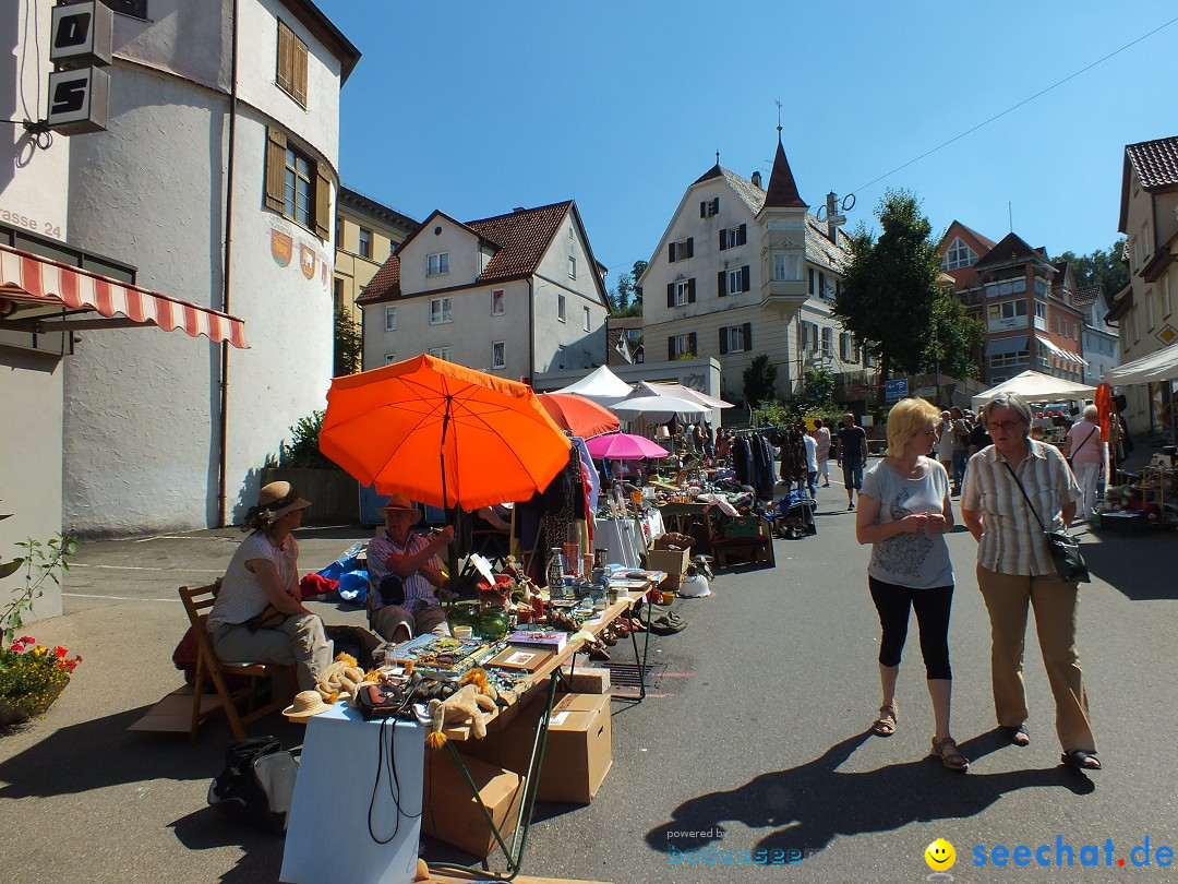 Flohmarkt in Sigmaringen am Bodensee, 27.08.2016