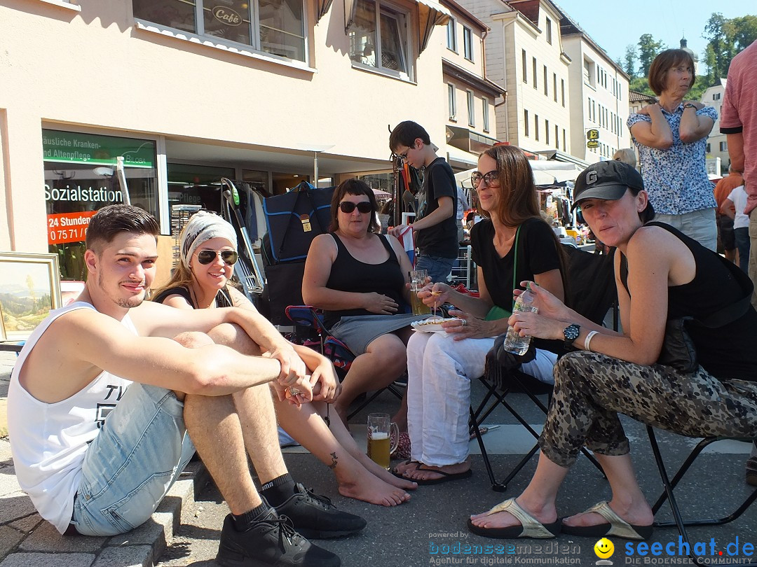 Flohmarkt in Sigmaringen am Bodensee, 27.08.2016