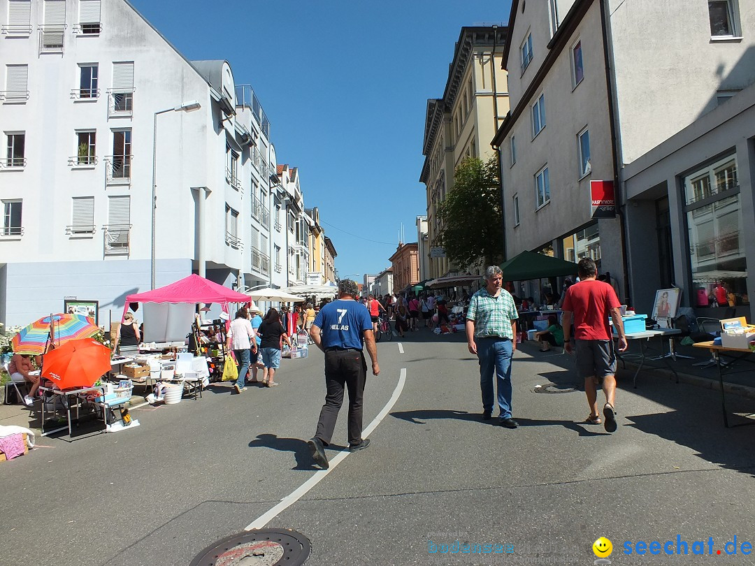 Flohmarkt in Sigmaringen am Bodensee, 27.08.2016