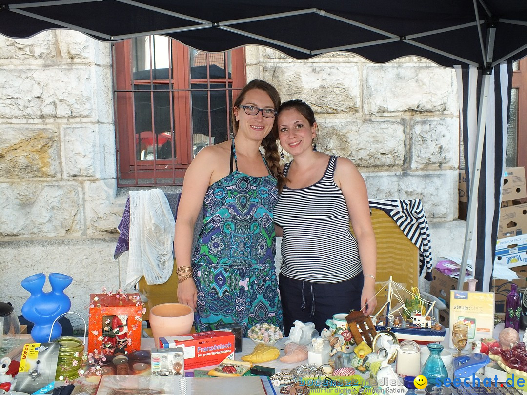 Flohmarkt in Sigmaringen am Bodensee, 27.08.2016