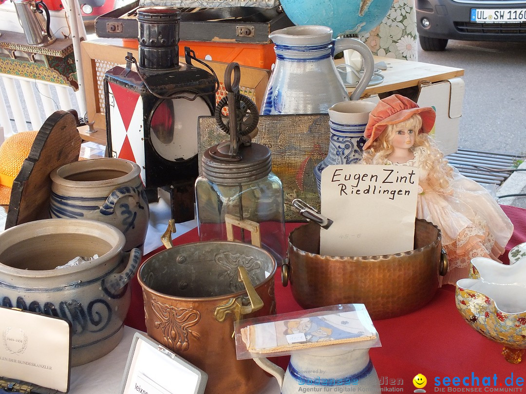 Flohmarkt in Sigmaringen am Bodensee, 27.08.2016