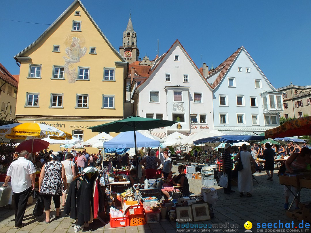 Flohmarkt in Sigmaringen am Bodensee, 27.08.2016