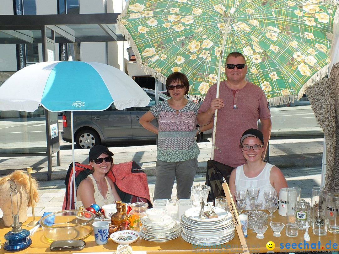 Flohmarkt in Sigmaringen am Bodensee, 27.08.2016