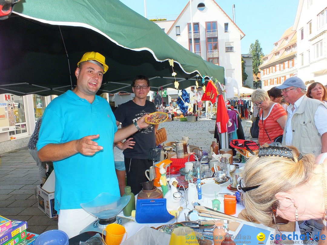 Flohmarkt in Sigmaringen am Bodensee, 27.08.2016