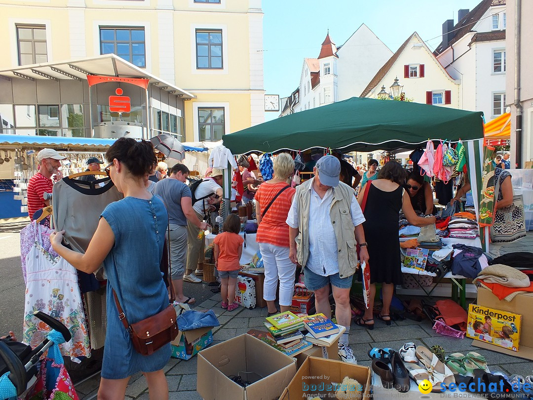 Flohmarkt in Sigmaringen am Bodensee, 27.08.2016