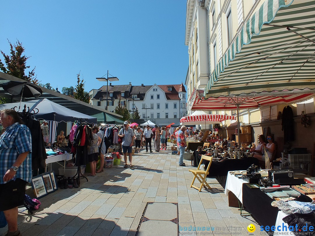 Flohmarkt in Sigmaringen am Bodensee, 27.08.2016