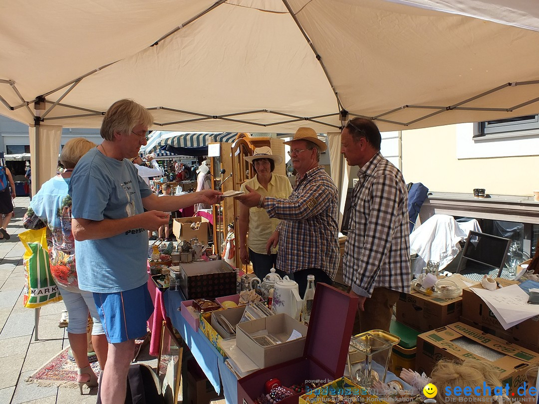 Flohmarkt in Sigmaringen am Bodensee, 27.08.2016