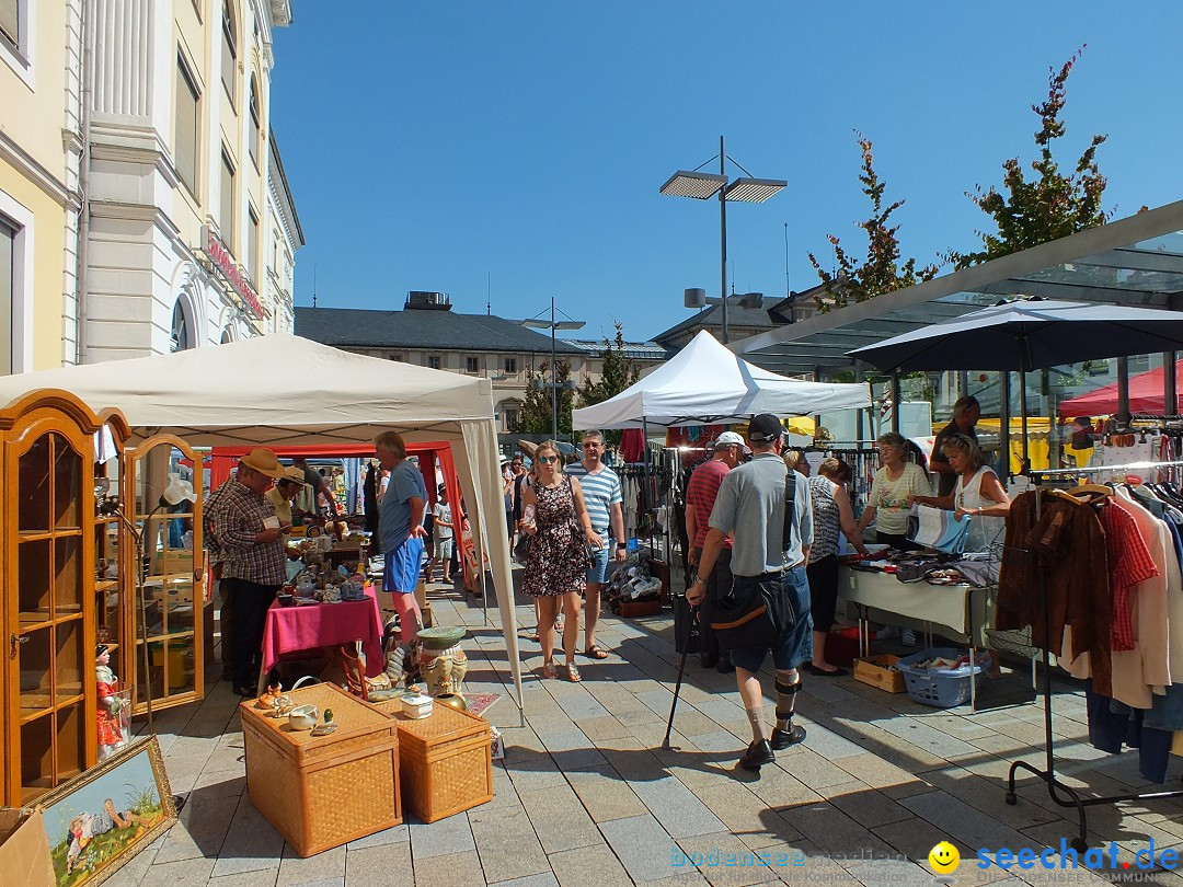 Flohmarkt in Sigmaringen am Bodensee, 27.08.2016