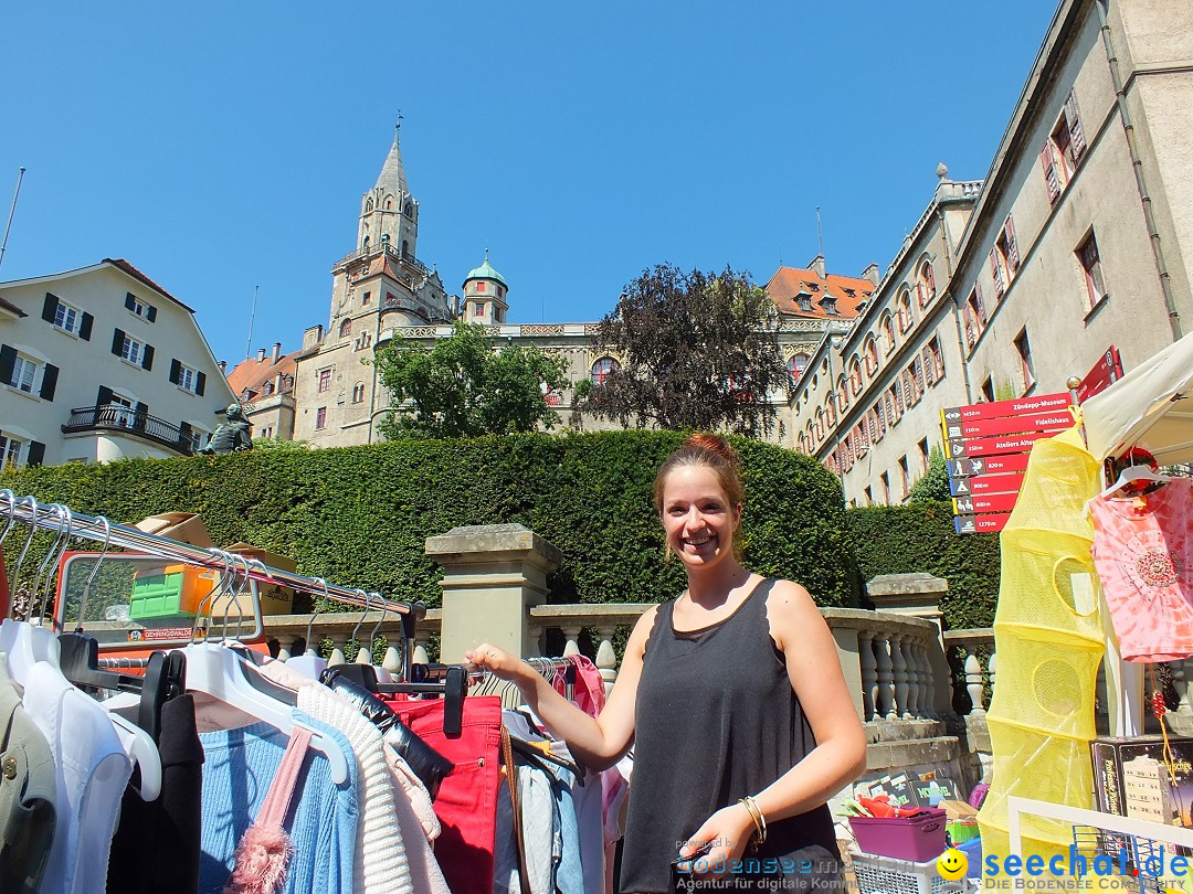 Flohmarkt in Sigmaringen am Bodensee, 27.08.2016