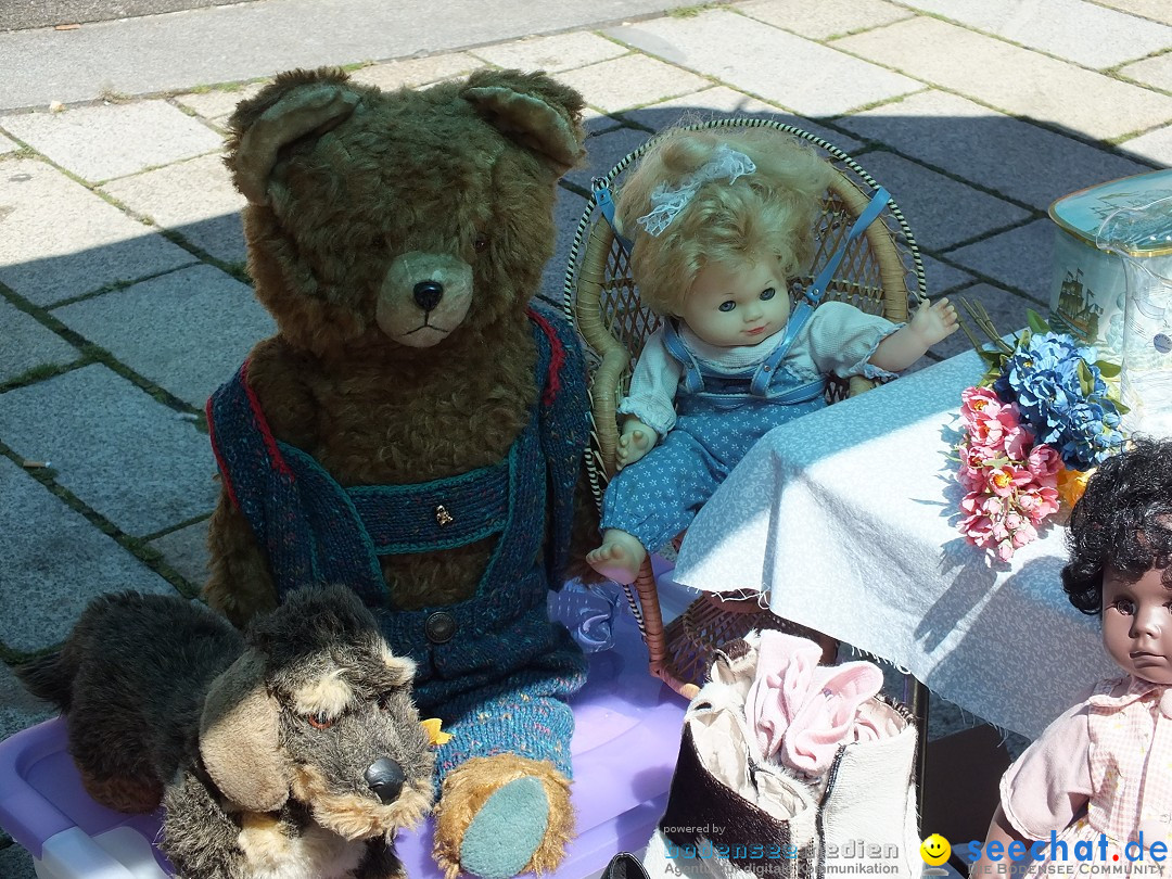 Flohmarkt in Sigmaringen am Bodensee, 27.08.2016