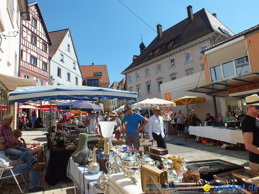 Flohmarkt in Sigmaringen am Bodensee, 27.08.2016