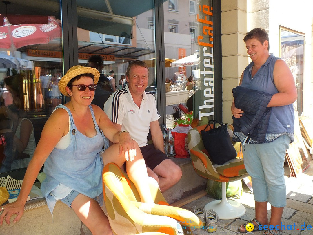 Flohmarkt in Sigmaringen am Bodensee, 27.08.2016