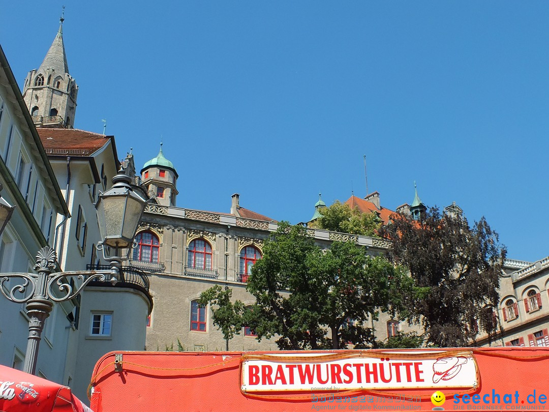 Flohmarkt in Sigmaringen am Bodensee, 27.08.2016