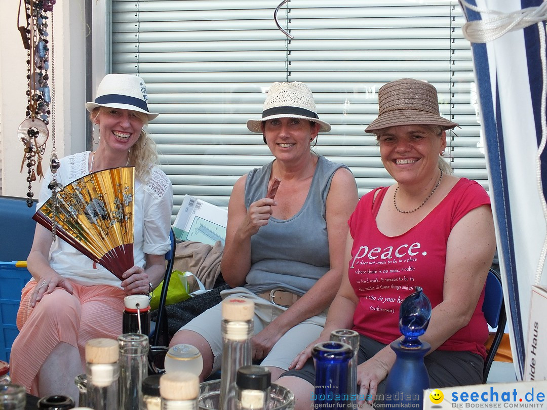 Flohmarkt in Sigmaringen am Bodensee, 27.08.2016