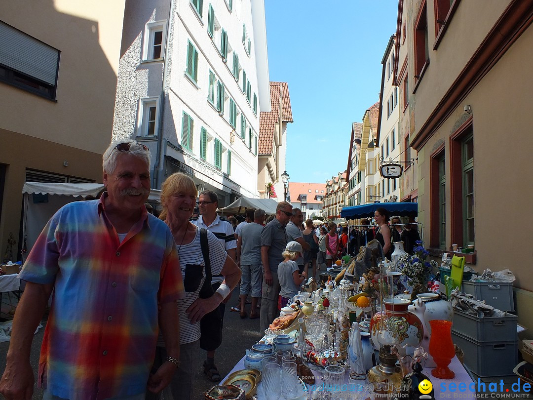 Flohmarkt in Sigmaringen am Bodensee, 27.08.2016