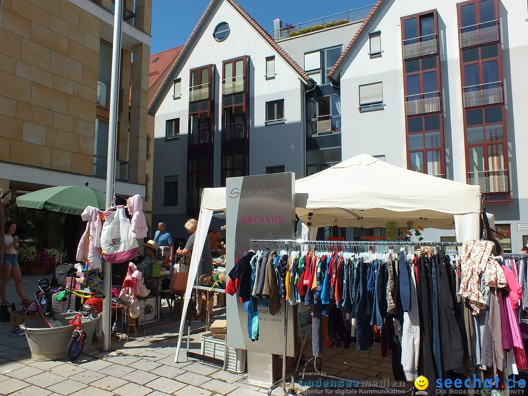 Flohmarkt in Sigmaringen am Bodensee, 27.08.2016