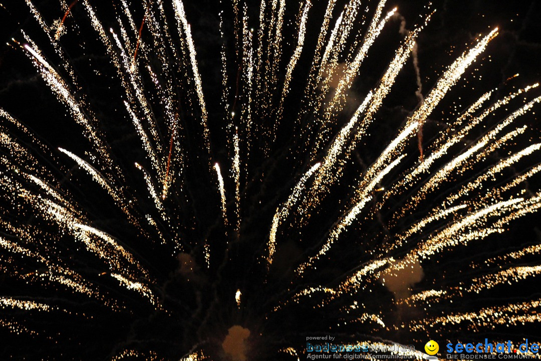 Hafenfest mit Feuerwerk: Bregenz am Bodensee, 27.08.2016