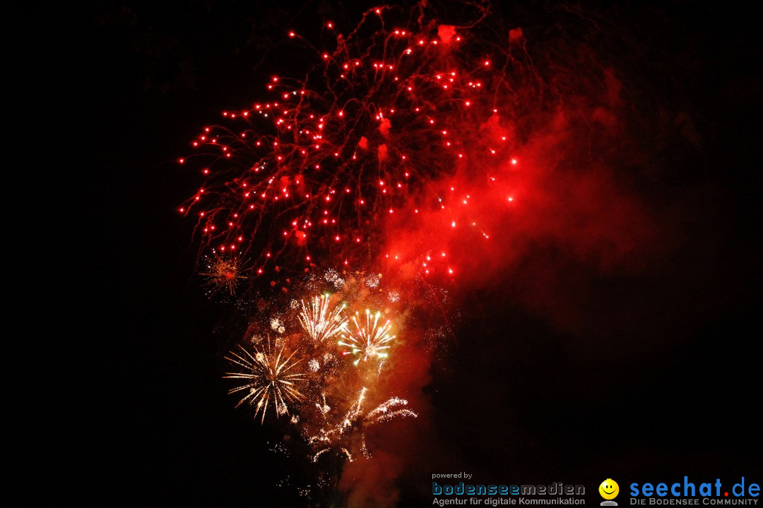 Hafenfest mit Feuerwerk: Bregenz am Bodensee, 27.08.2016