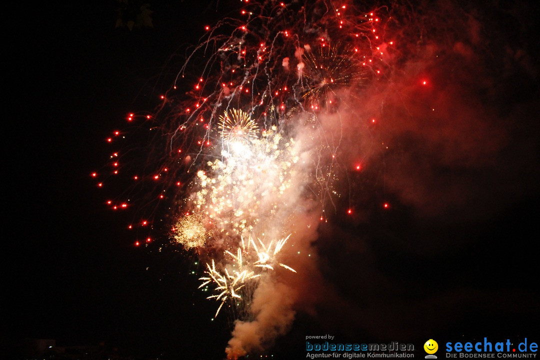 Hafenfest mit Feuerwerk: Bregenz am Bodensee, 27.08.2016