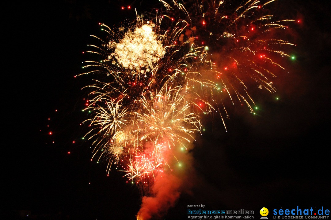 Hafenfest mit Feuerwerk: Bregenz am Bodensee, 27.08.2016