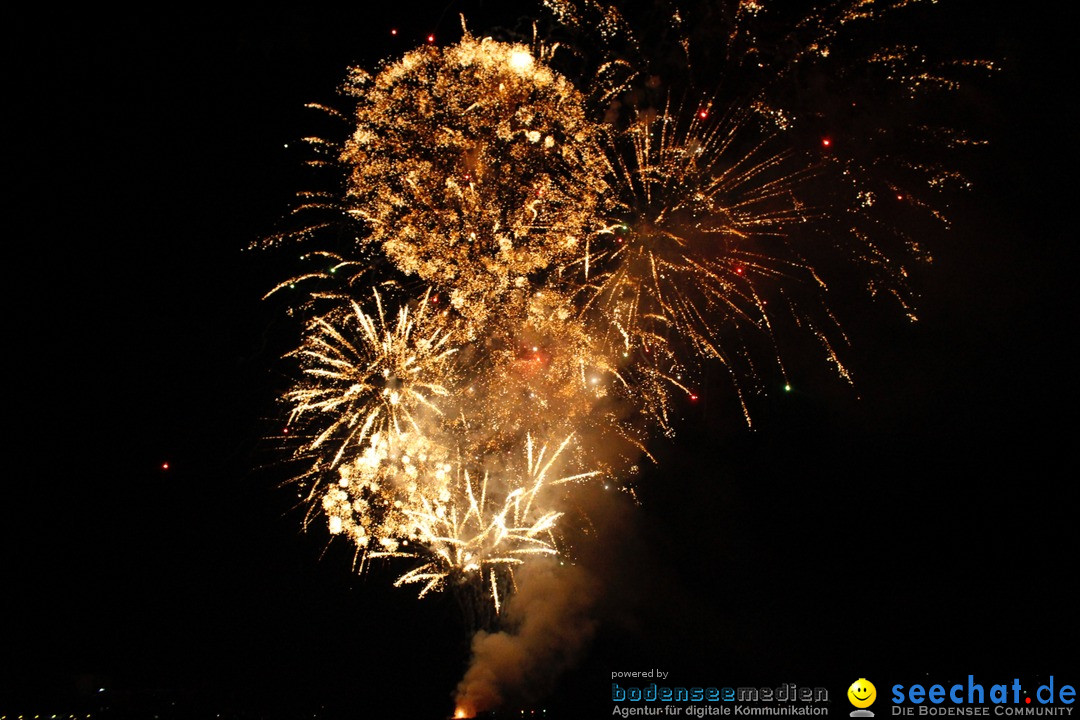 Hafenfest mit Feuerwerk: Bregenz am Bodensee, 27.08.2016