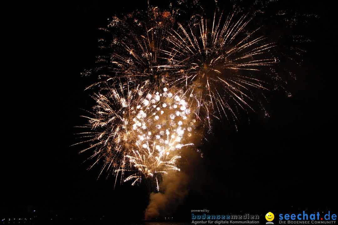 Hafenfest mit Feuerwerk: Bregenz am Bodensee, 27.08.2016