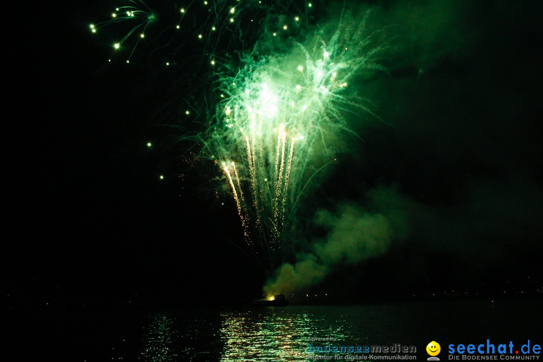 Hafenfest mit Feuerwerk: Bregenz am Bodensee, 27.08.2016