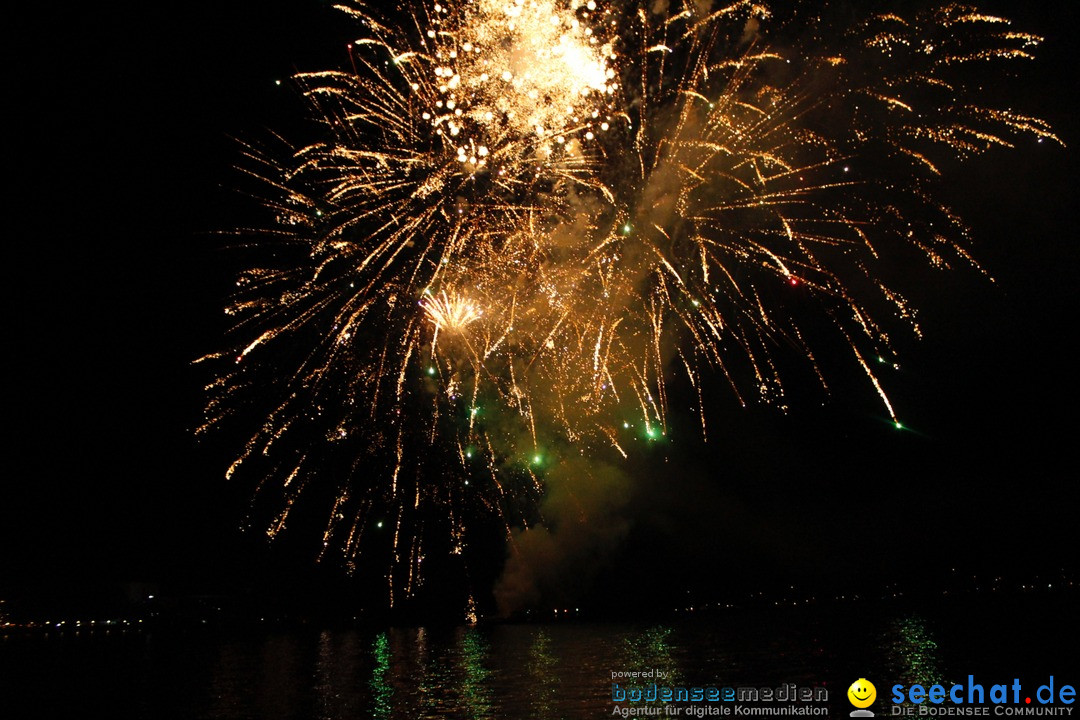 Hafenfest mit Feuerwerk: Bregenz am Bodensee, 27.08.2016